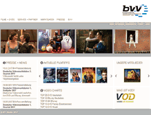 Tablet Screenshot of bvv-medien.org